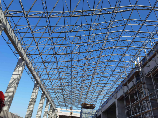 桦甸网架加工工艺如何保证质量?