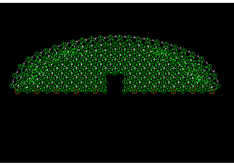 桦甸锡林浩特91跨，1000米长干煤棚网架设计