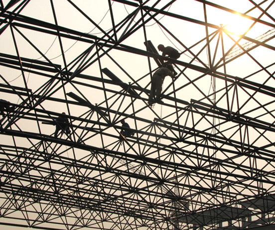 桦甸厂房网架安装