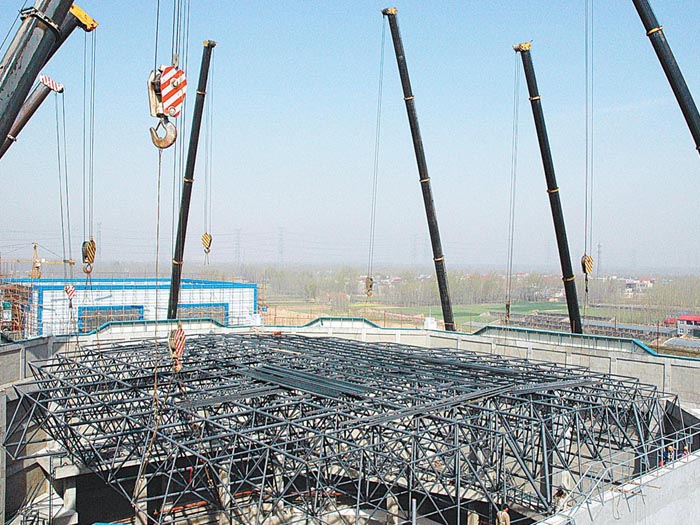 桦甸网架高空滑移法